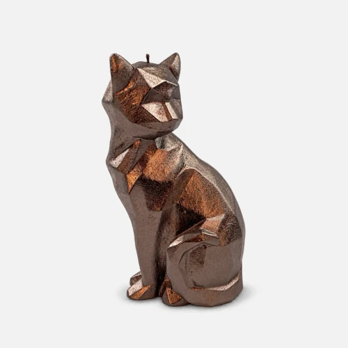 figurka-dekoracyjna-kot-geometryczny-brazowy-vicandi-bok-praw.webp
