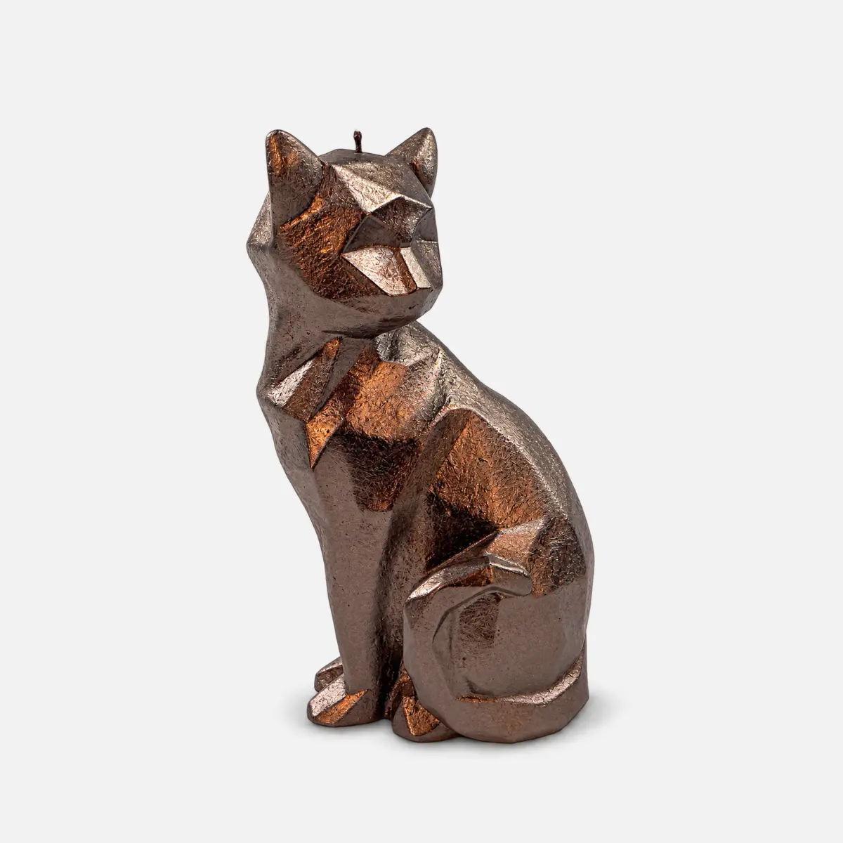 figurka-dekoracyjna-kot-geometryczny-brazowy-vicandi-bok-praw.webp